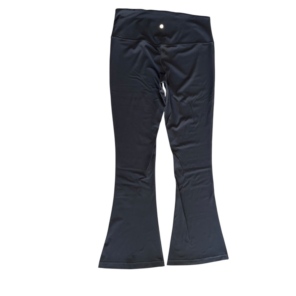 Lululemon Align Mini Flare Pant Dark Gray Size 14 Wide Leg Yoga - Picture 7 of 10